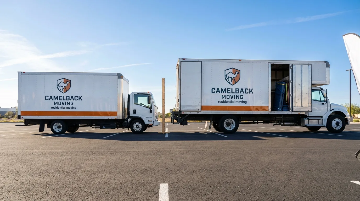 Moving truck size capacity guide in South Whitley
